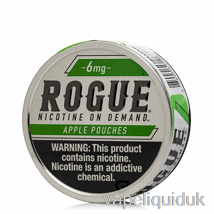 ROGUE Nicotine Pouches - APPLE 6mg Vape Juice